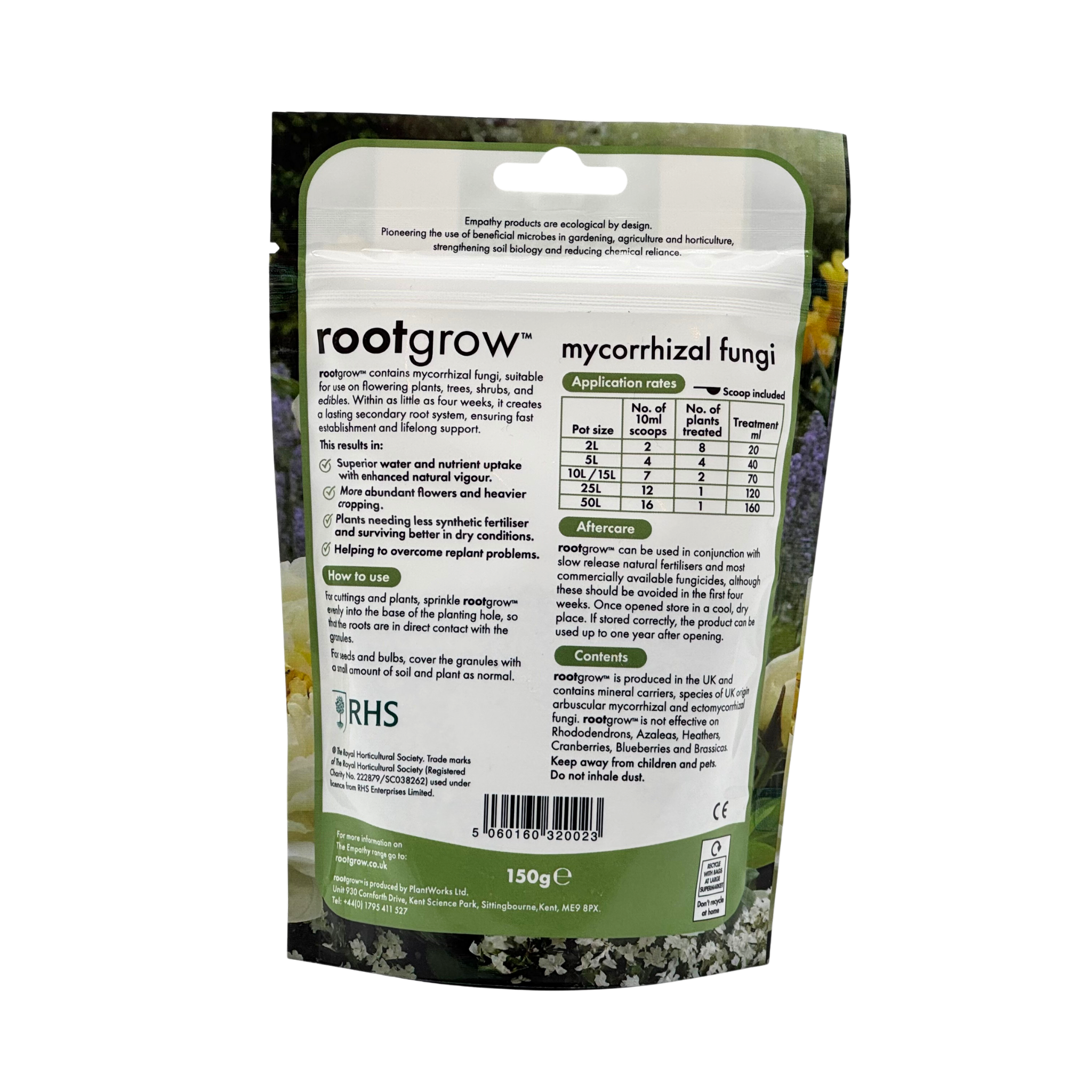 RHS Rootgrow Mycorrhizal Fungi