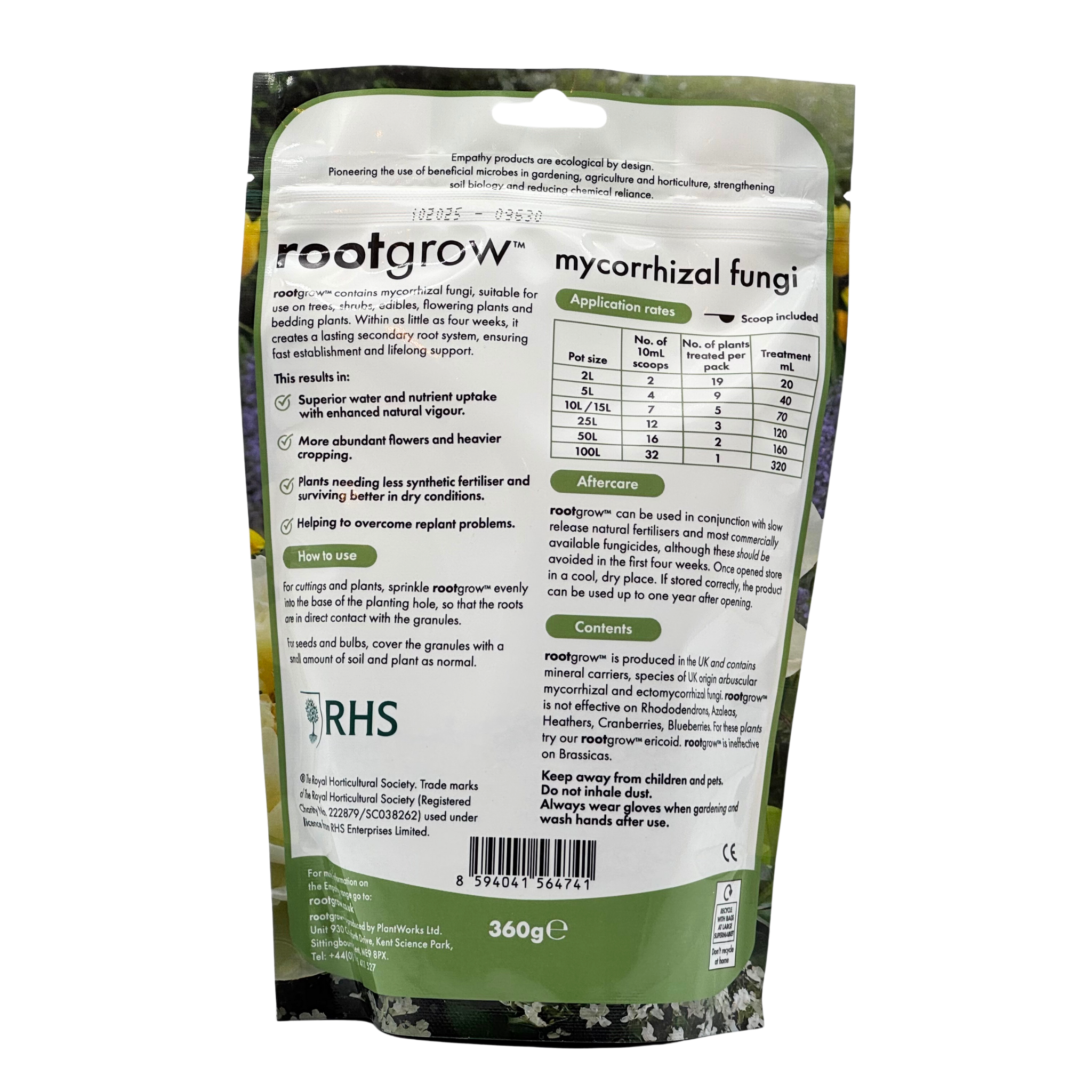 RHS Rootgrow Mycorrhizal Fungi