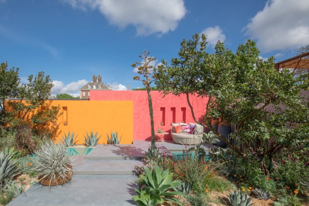 Manoj's 'Beneath The Mexican Sky' flower garden at the RHS Chelsea Flower Show