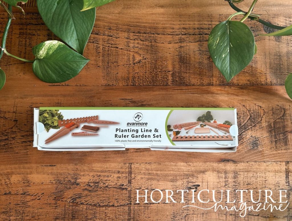 a rectangular box full of gardening tools from Evanmore