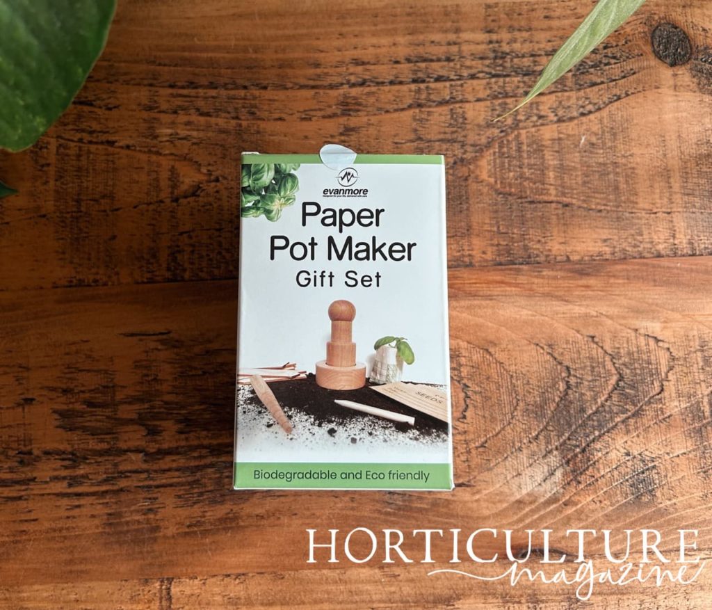 paper pot maker gift set in a box