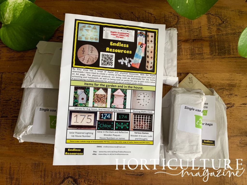 instructions and the rest of the kit from Endless Resources wooden DIY bug house