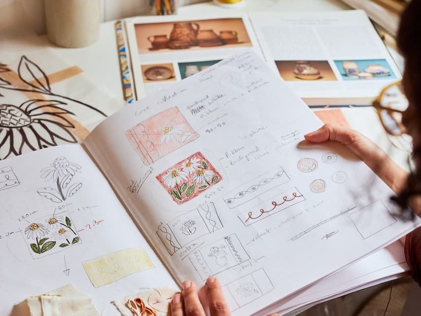 Lora Avedian's notebooks containing some designs for future work