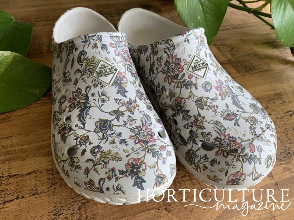 muck boot company's lite clogs for women with a floral design