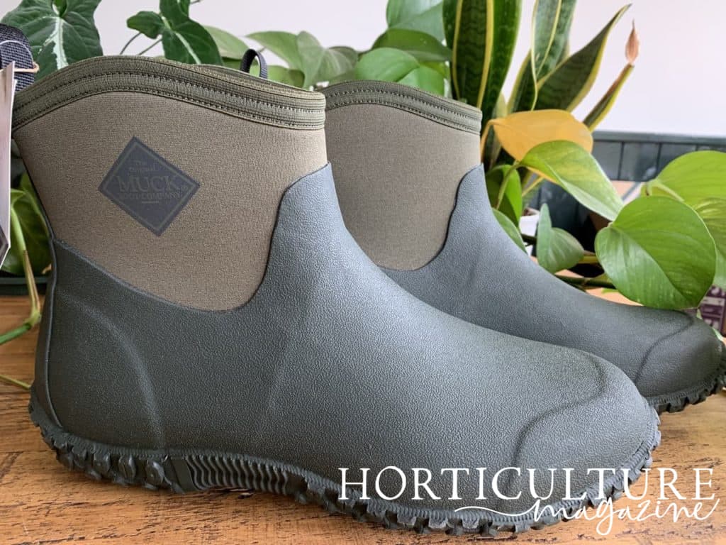 Men's ankle boots from The Original Muck Boot Company in a grey and green colour