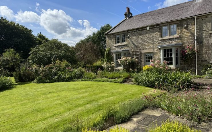 house and garden at Swindon House Farm near Harrogate